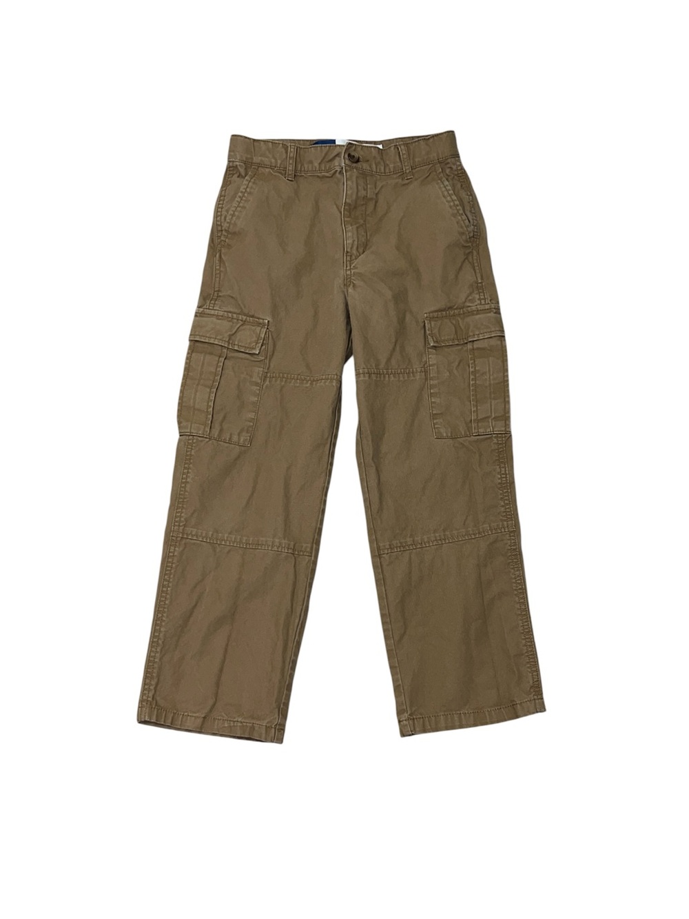 Old Navy Tan Baggy Cargo Pants Kids Boys Size 10 Casual Utility Kidswear Neutral